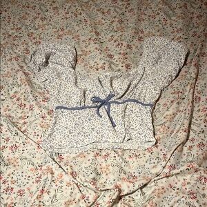 Sienna Sky Blue Floral Top